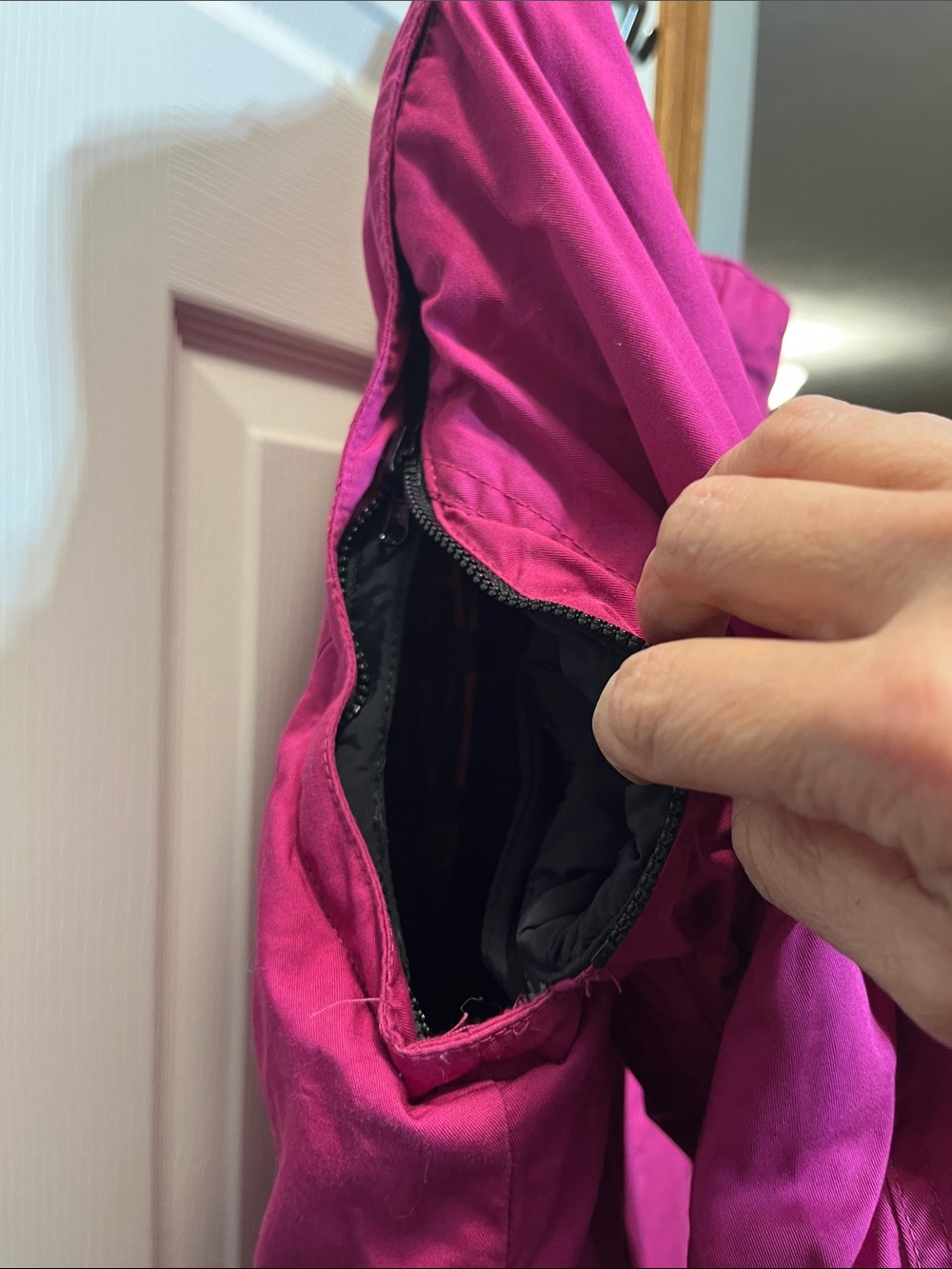 HARLEY DAVIDSON Black & Pink Reversible Med Weight Coat &/or Vest Women’s Large - Picture 12 of 16